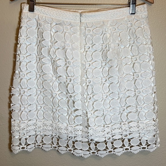 Topshop White Crochet Skirt - Picture 7 of 16